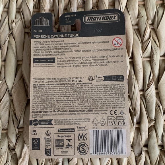 Porsche Cayenne Turbo SUV Matchbox MB1305 MBX 2024 Car PorscheCayenne Truck New - Picture 3 of 6